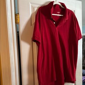 Casual Red Polo Shirt